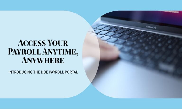 doe payroll portal